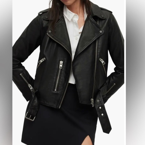 All Saints Jackets & Blazers - ALL SAINTS LEATHER JACKET